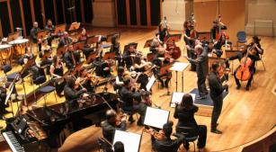 Orquestra Parassinfônica durante concerto em 2022 na Sala São Paulo [Divulgação]